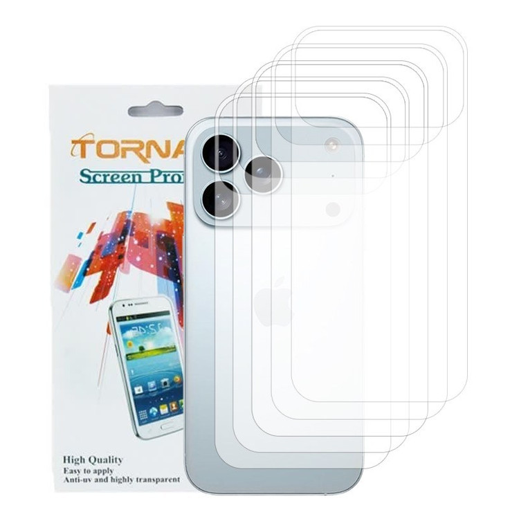 برچسب پوششی گوشی تورنادو مدل فول مناسب برای موبایل اپل iPhone 17 Pro بسته 5 عددی