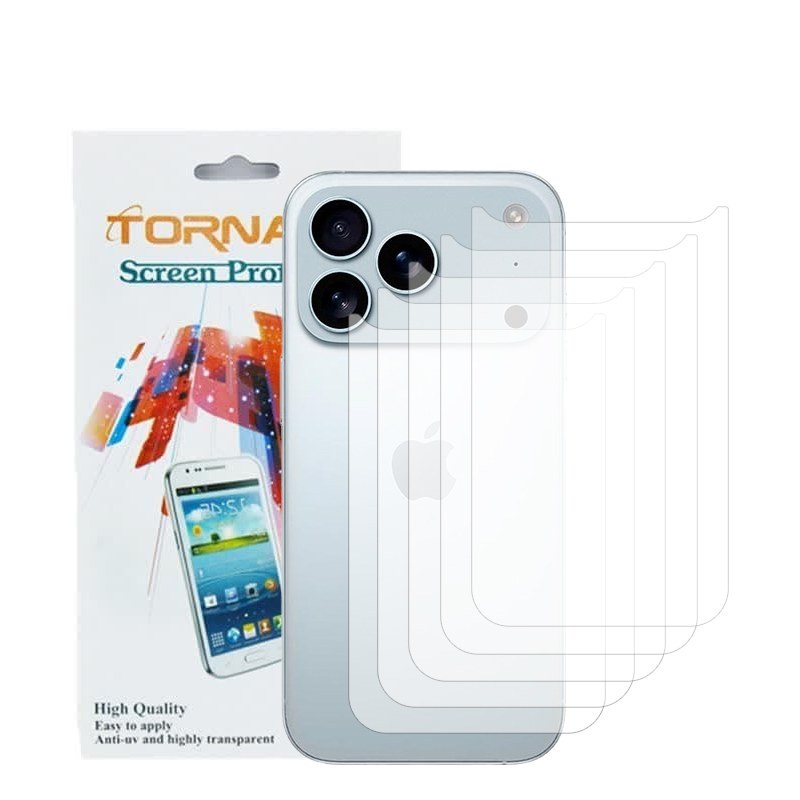 برچسب پوششی گوشی مدل تورنادو مناسب برای موبایل اپل iPhone 17 Pro بسته 5 عددی