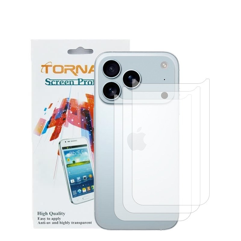 برچسب پوششی گوشی مدل تورنادو مناسب برای موبایل اپل iPhone 17 Pro بسته 3 عددی