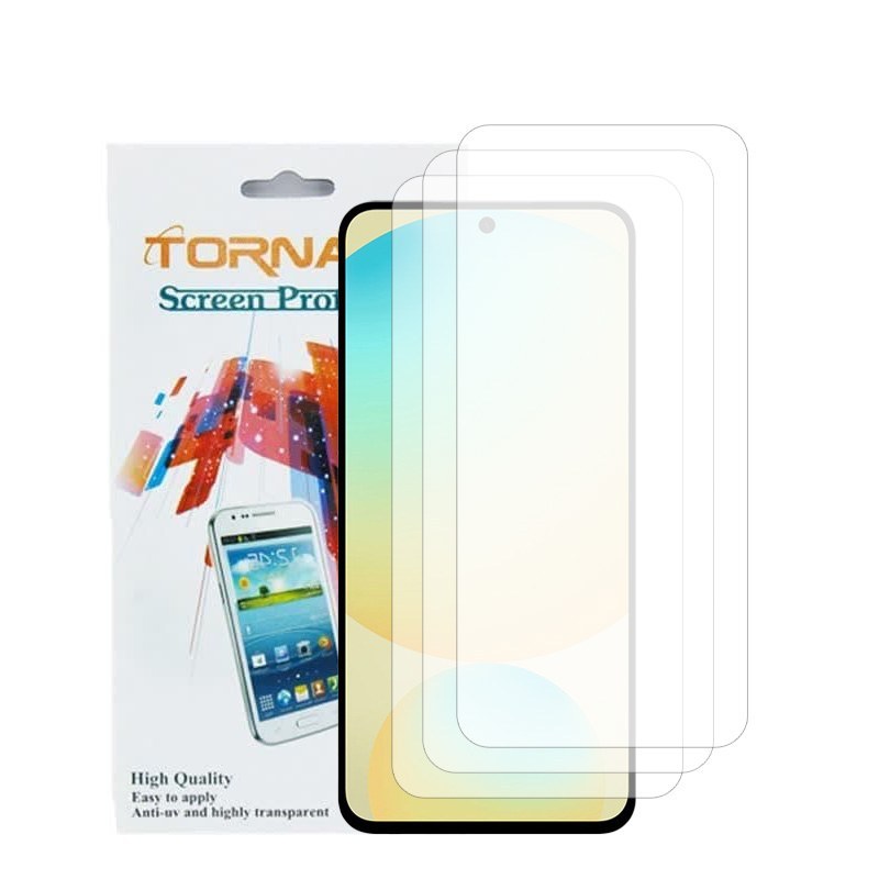 گلس محافظ صفحه نمایش تورنادو مدل نانو گلس مناسب برای موبایل سامسونگ Galaxy S24 FE بسته 3 عددی