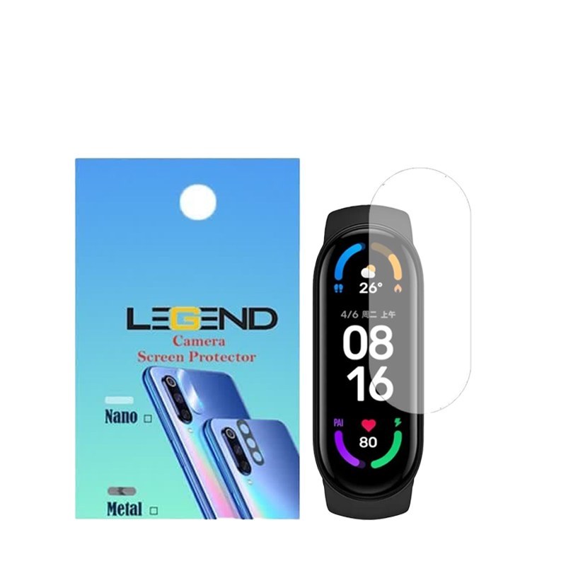 گلس محافظ صفحه نمایش لجند مدل TPU مناسب برای ساعت هوشمند شیائومی Mi Band 7