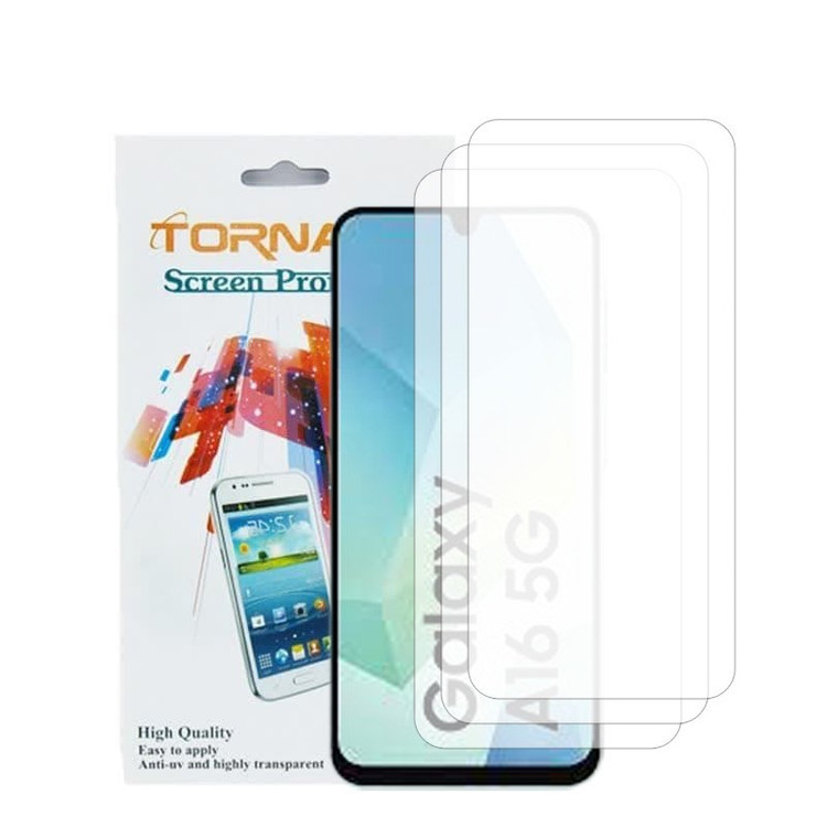 گلس محافظ صفحه نمایش تورنادو مدل نانو گلس مناسب برای موبایل سامسونگ Galaxy A16 بسته 3 عددی