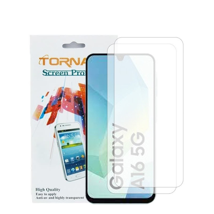 گلس محافظ صفحه نمایش تورنادو مدل نانو گلس مناسب برای موبایل سامسونگ Galaxy A16 بسته 2 عددی