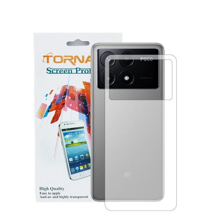 برچسب پوششی پشت گوشی مدل تورنادو مناسب برای موبایل شیائومی Poco X6 Pro