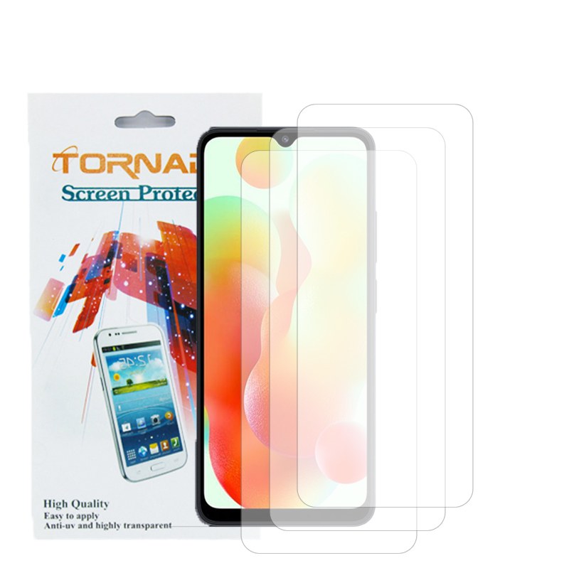 گلس محافظ صفحه نمایش تورنادو مدل نانو گلس مناسب برای موبایل شیائومی Redmi 12C بسته 3 عددی