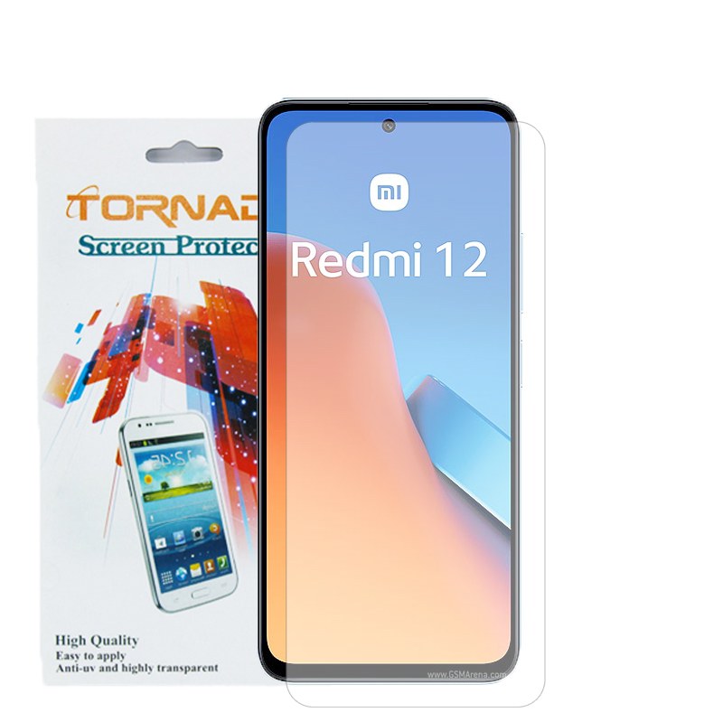 گلس محافظ صفحه نمایش تورنادو مدل نانو گلس مناسب برای موبایل شیائومی Redmi 12