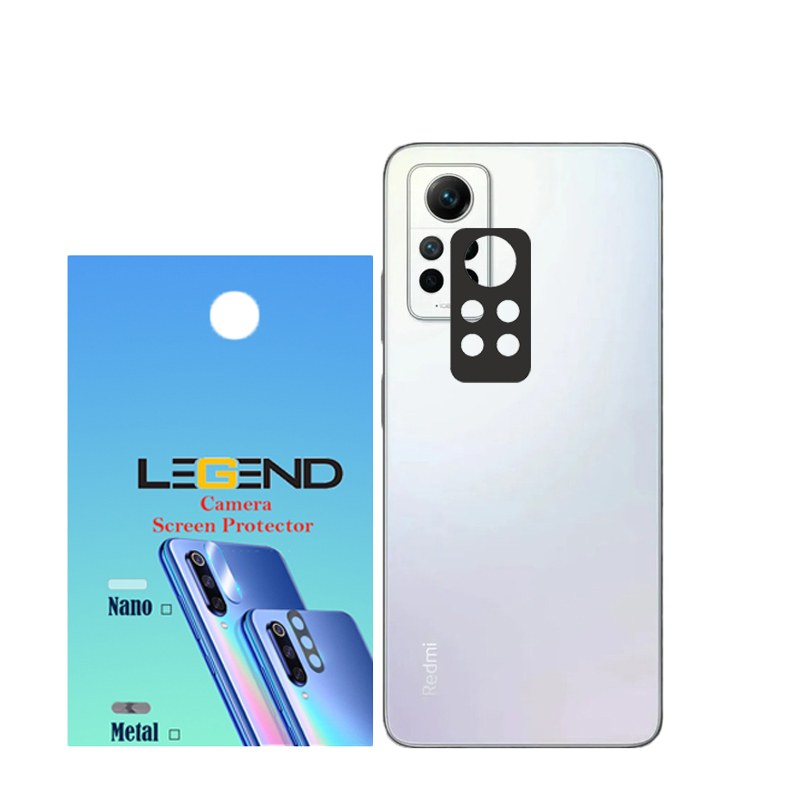 محافظ لنز دوربین لجند مدل قابدار مناسب برای موبایل شیائومی Note 12 Pro 4G
