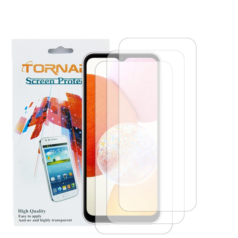 گلس محافظ صفحه نمایش تورنادو مدل نانو گلس مناسب برای موبایل سامسونگ Galaxy A14 بسته 3 عددی