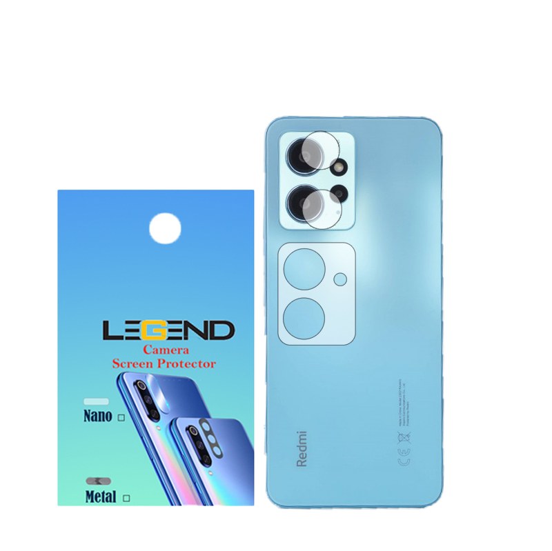محافظ لنز دوربین لجند مدل نانو گلس مناسب برای موبایل شیائومی Redmi Note 12