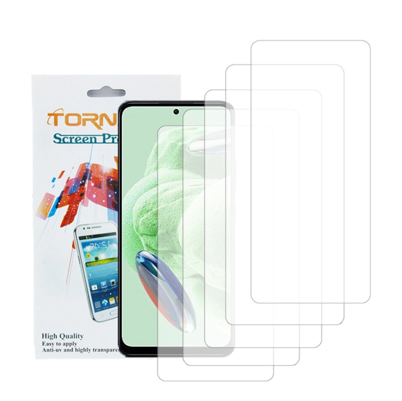 گلس محافظ صفحه نمایش تورنادو مدل نانو گلس مناسب برای موبایل شیائومی Poco X5 Pro بسته 5 عددی