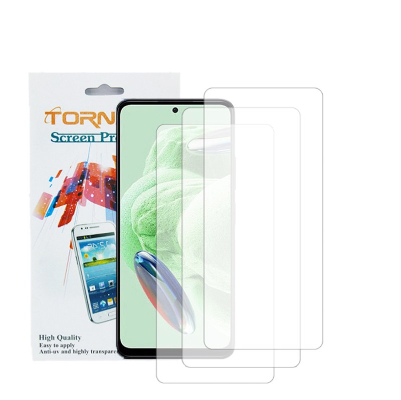 گلس محافظ صفحه نمایش تورنادو مدل نانو گلس مناسب برای موبایل شیائومی Poco X5 Pro بسته 3 عددی