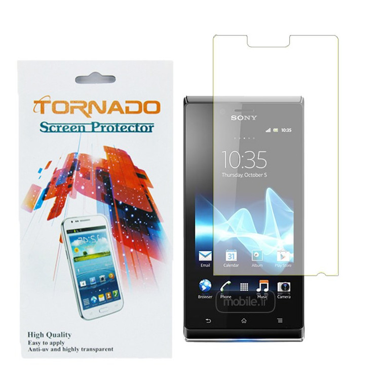 گلس محافظ صفحه نمایش نانوگلس تورنادو مناسب موبایل SONY J