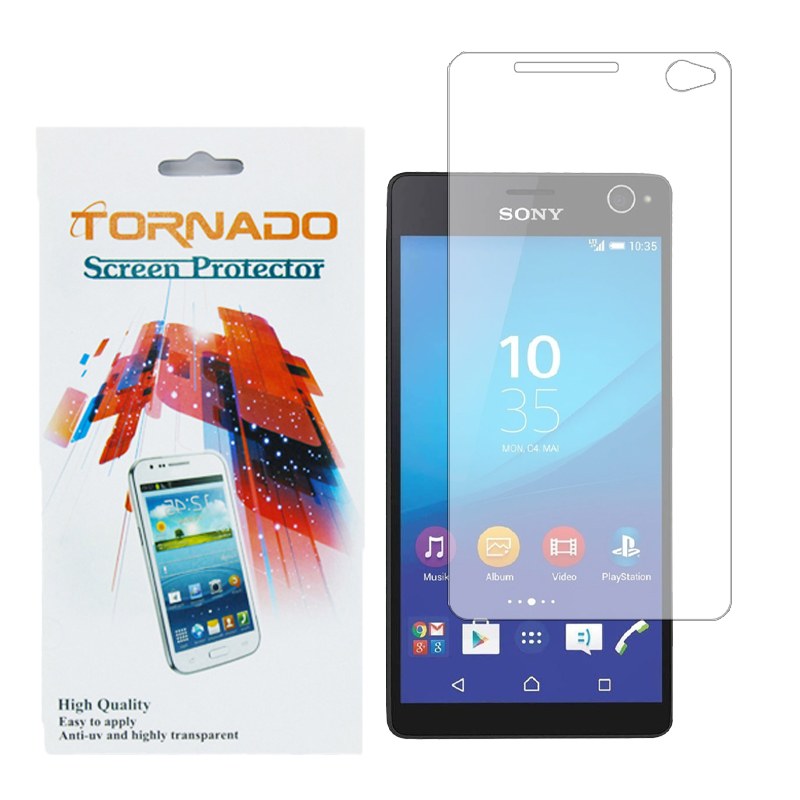 گلس محافظ صفحه نمایش نانوگلس تورنادو مناسب موبایل SONY C4