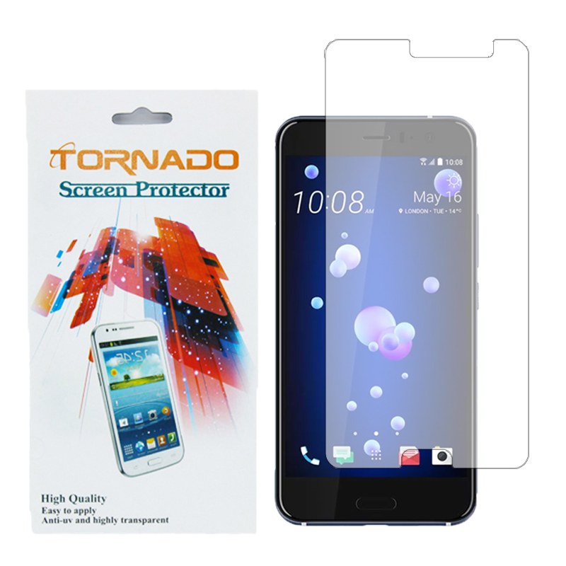 گلس محافظ صفحه نمایش نانوگلس تورنادو مناسب موبایل HTC U11