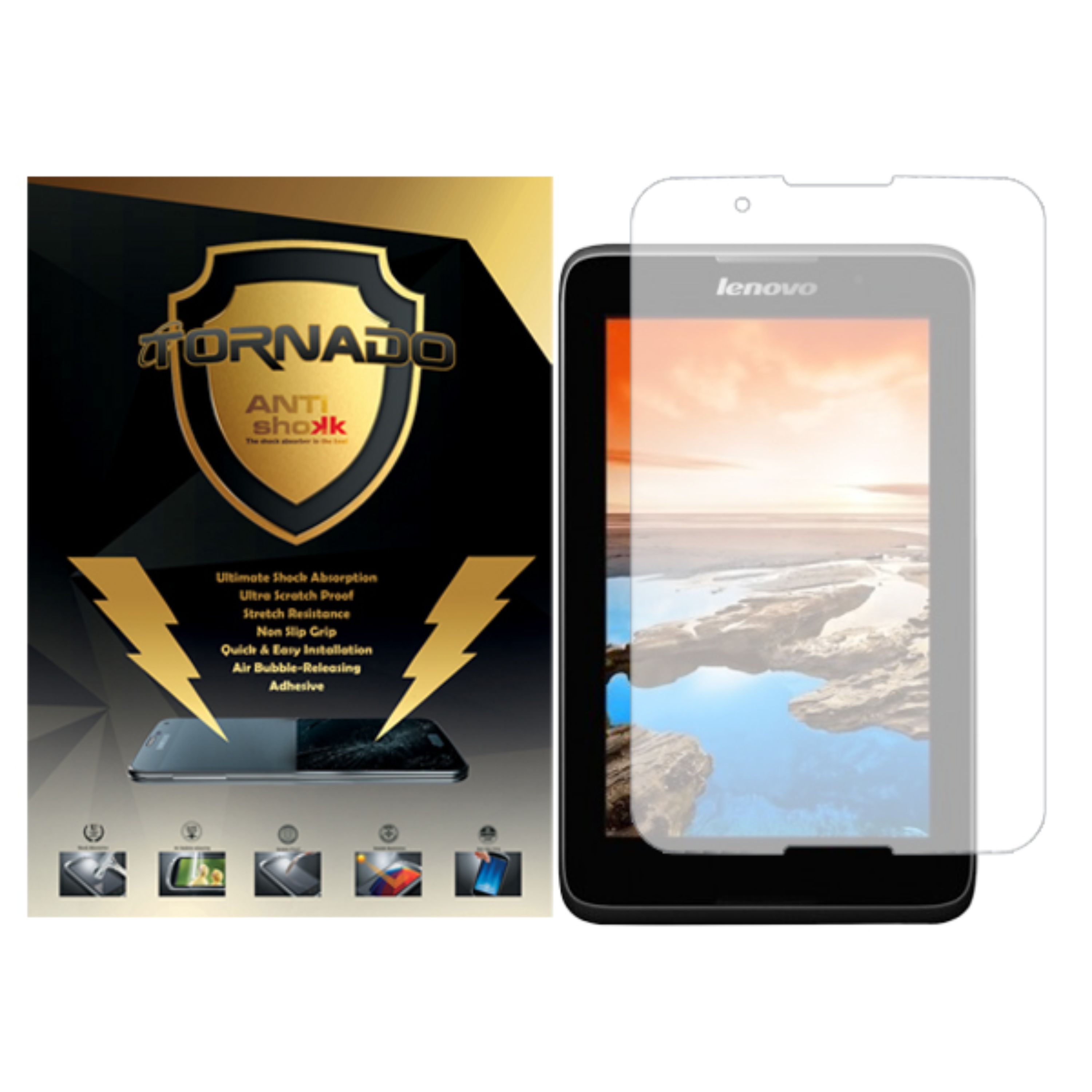 گلس محافظ صفحه نمایش نانوگلس مدل تورنادو مناسب تبلت Lenovo Tab A7-30 (A3300)