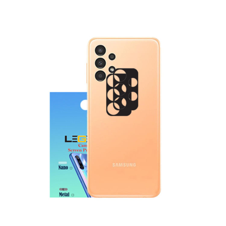 محافظ لنز دوربین لجند مدل قابدار مناسب برای موبایل سامسونگ Galaxy A13 بسته 2 عددی