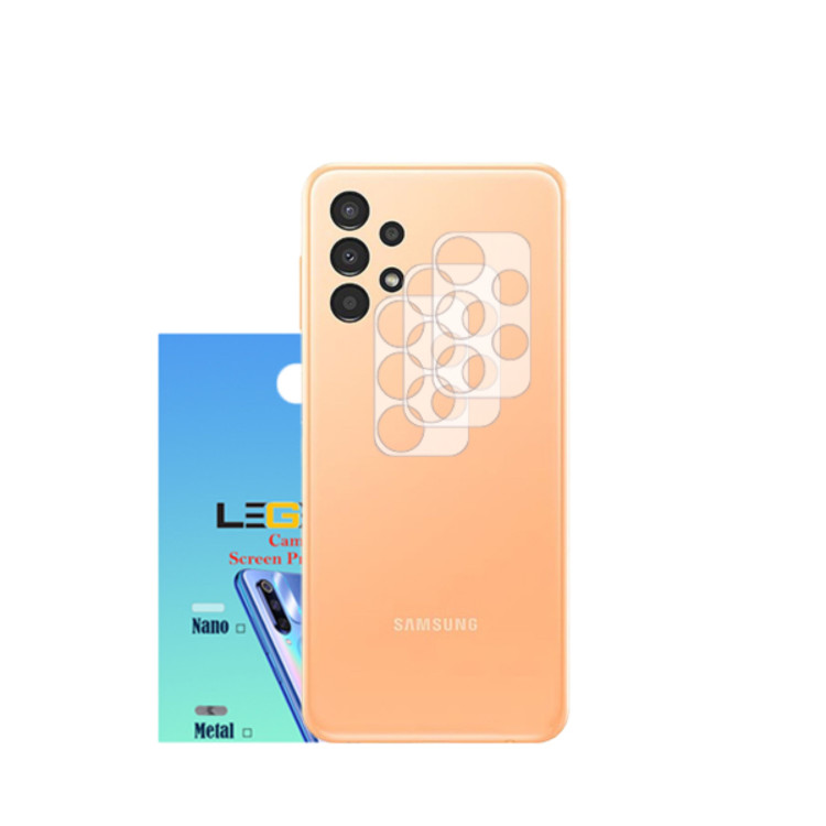 محافظ لنز دوربین لجند مدل نانو گلس مناسب موبایل سامسونگ Galaxy A13 بسته 3 عددی