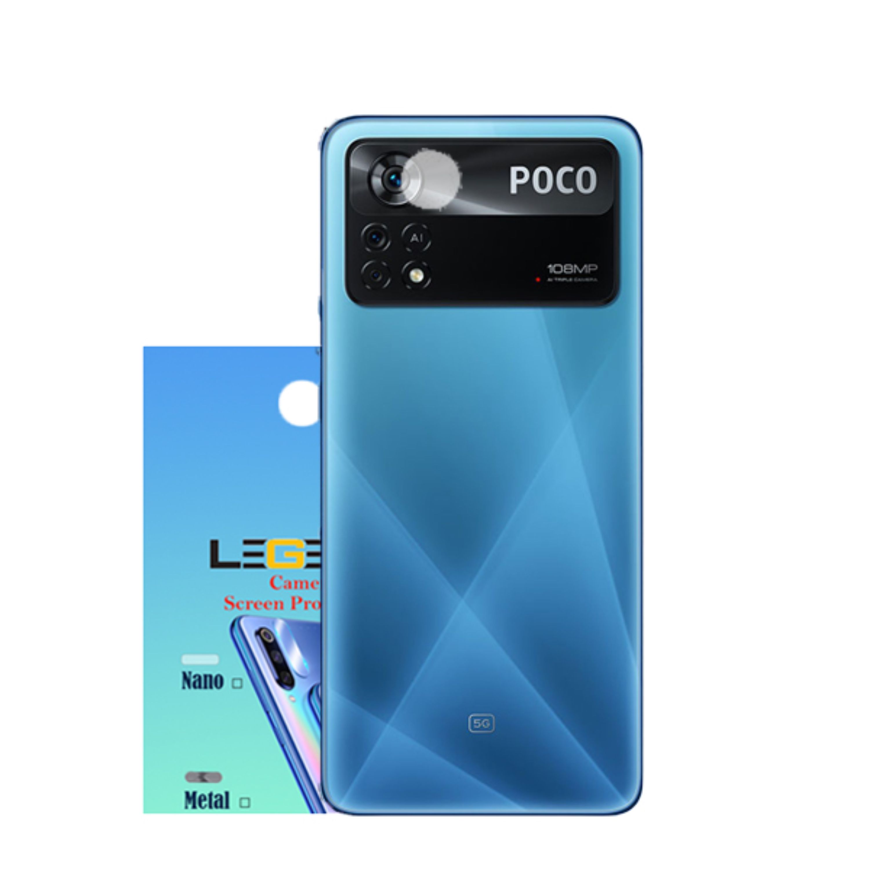 برچسب پوششی گوشی تورنادو مناسب پشت موبایل شیائومی Poco X4 Pro