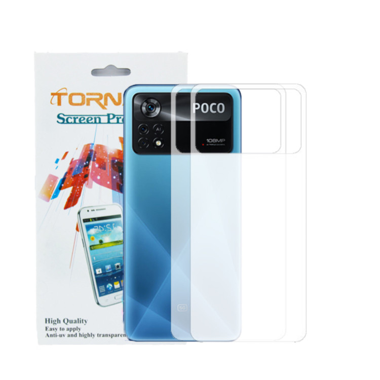 برچسب پوششی پشت گوشی مدل تورنادو مناسب برای موبایل شیائومی Poco X4 Pro بسته 2 عددی