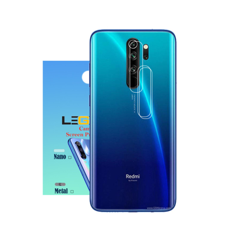 محافظ لنز دوربین لجند مدل نانو گلس مناسب برای موبایل شیائومی Redmi Note 8 Pro بسته 3 عددی