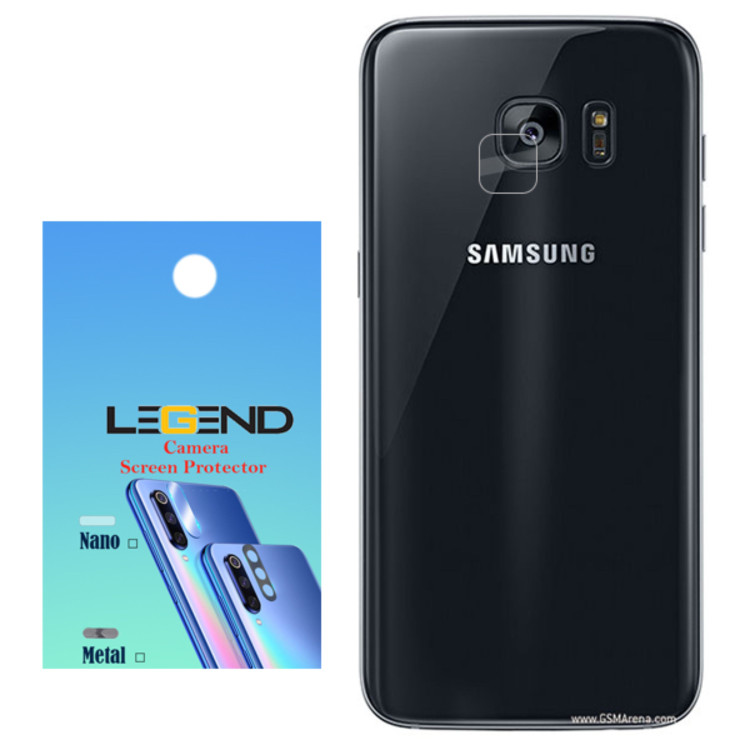 محافظ لنز دوربین لجند مدل نانو گلس مناسب برای موبایل سامسونگ Galaxy S7 Edge