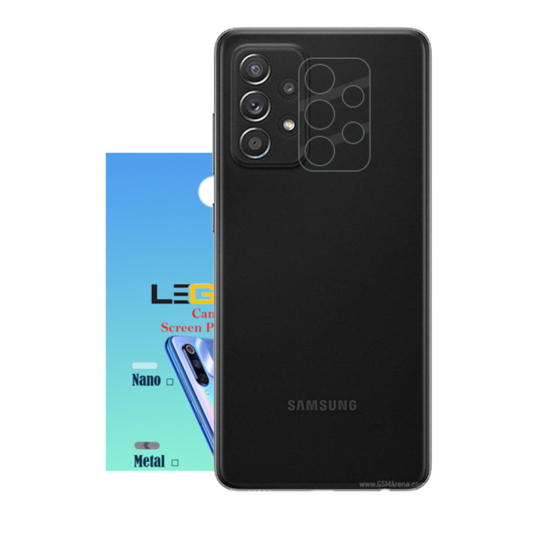 محافظ لنز دوربین لجند مدل نانو گلس مناسب برای موبایل سامسونگ Galaxy A52