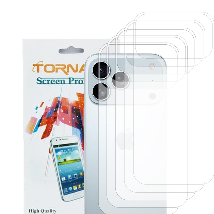 برچسب پوششی گوشی تورنادو مدل فول مناسب برای موبایل اپل iPhone 18 Pro بسته 5 عددی
