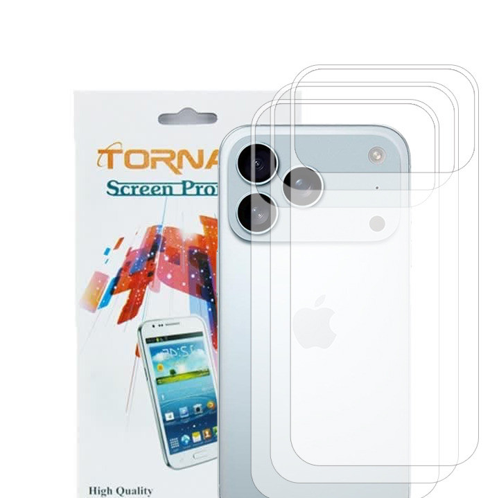 برچسب پوششی گوشی تورنادو مدل فول مناسب برای موبایل اپل iPhone 18 Pro بسته 3عددی