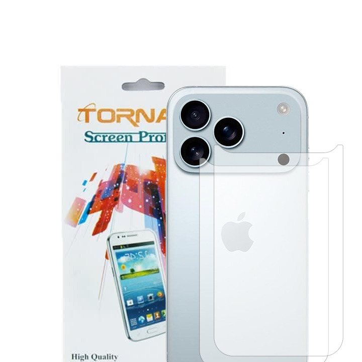 برچسب پوششی پشت گوشی مدل تورنادو مناسب برای موبایل اپل iPhone 18 Pro بسته 2 عددی