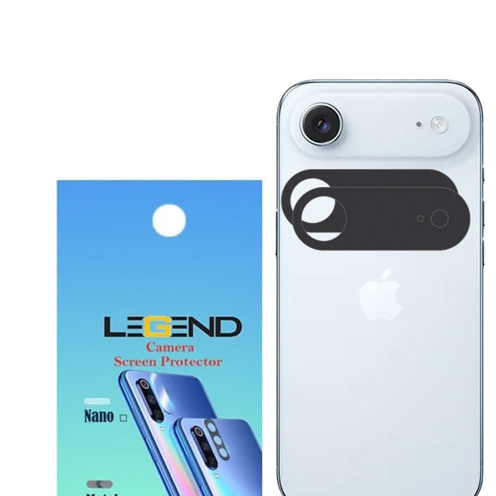 محافظ لنز دوربین لجند مدل قابدار مناسب برای موبایل اپل iPhone Air بسته 2 عددی