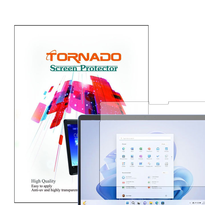 محافظ صفحه نمایش تورنادو مدل نانو گلس مناسب برای تبلت Microsoft Surface PRO9 TAB 13